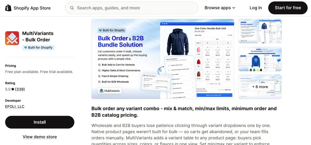 Best Shopify Apps for Makeup Stores  - multivariants on shopify app store