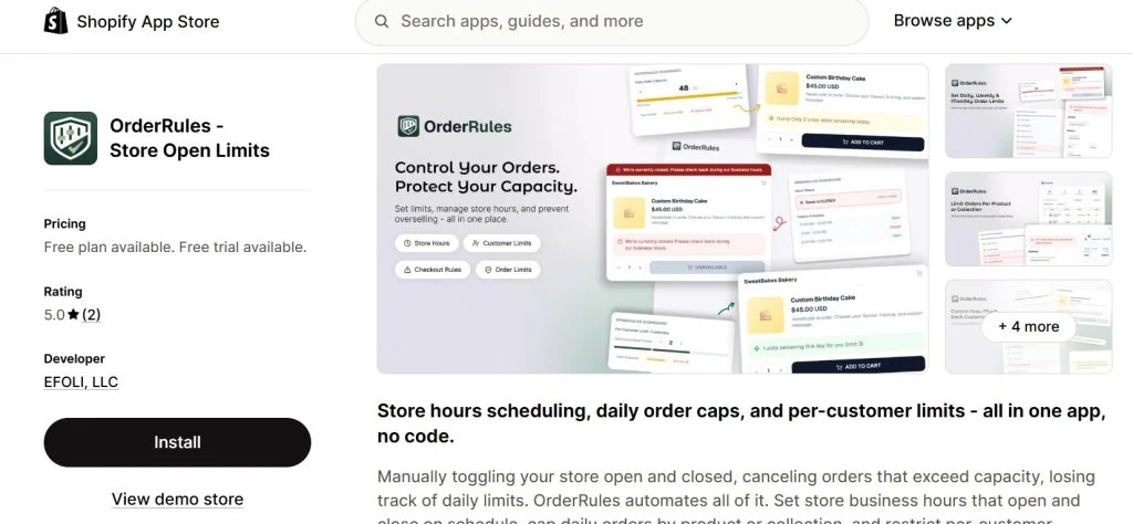 Best Shopify Apps for Makeup Stores  - orderrules on shopify app store