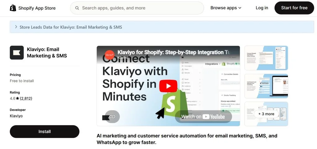 Best Shopify Apps for Makeup Stores  - klavio on shopify app store