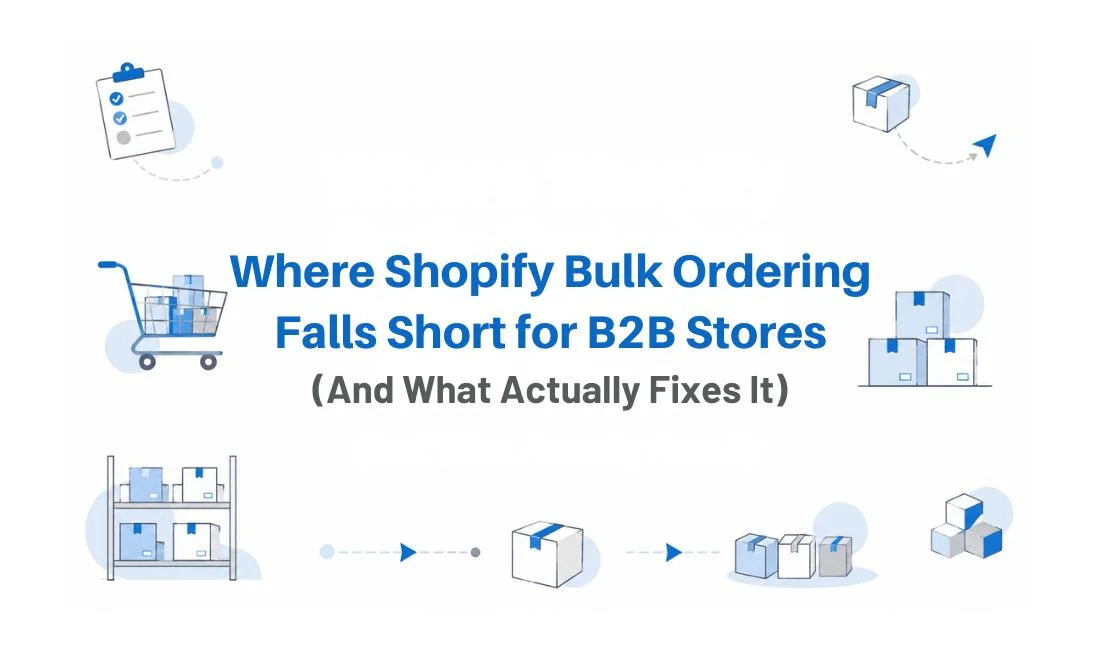 Why Shopify Bulk Ordering Creates Friction for Wholesale Buyers (And What Actually Fixes It)