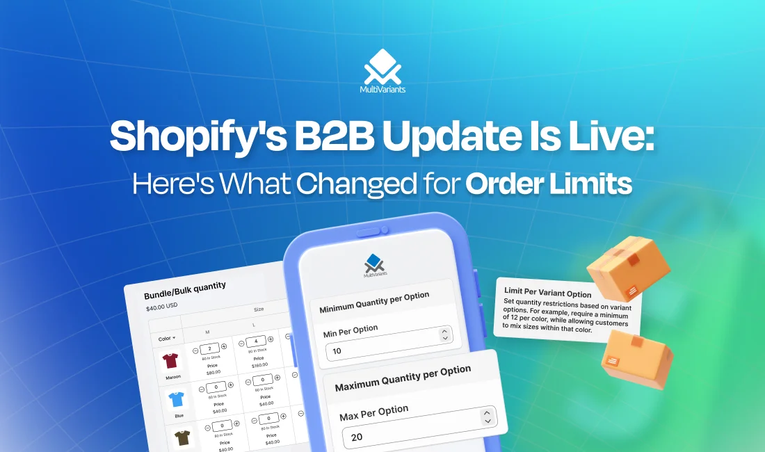 Shopify’s B2B Update Is Live: Here’s What Changed for Order Limits