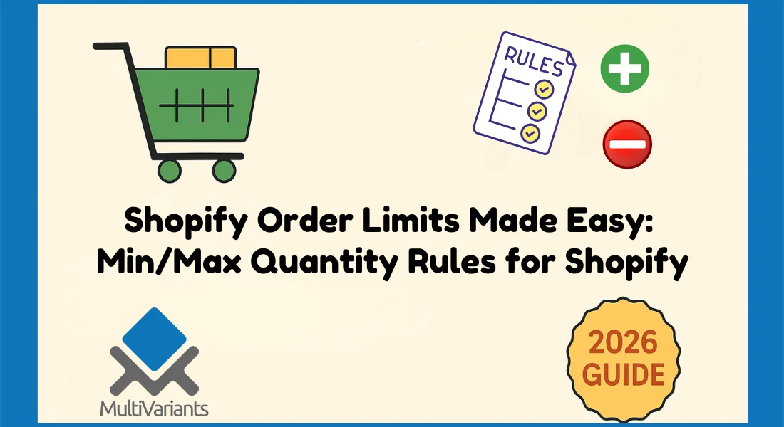 Shopify Order Limits Made Easy: Min/Max Quantity Rules for Any Shopify Store