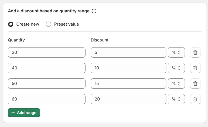 how to set tiered pricing