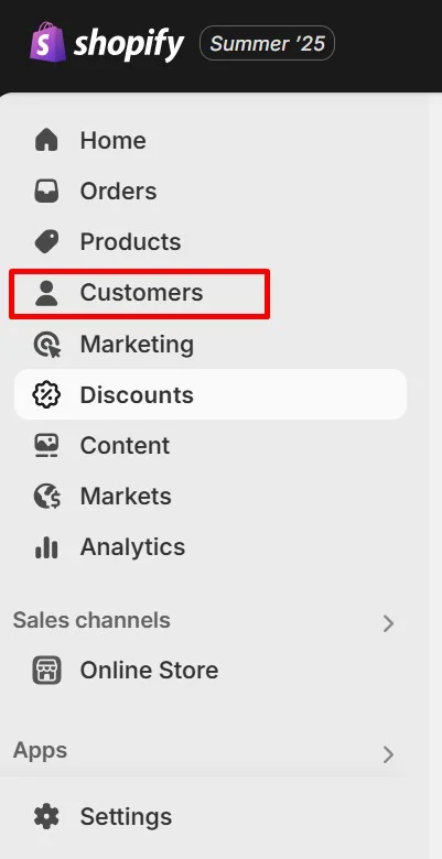 Shopify Wholesale User Permissions - Customers