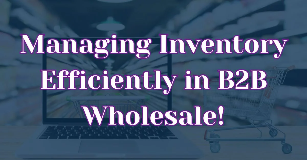 10 Tips for Managing Inventory Efficiently in B2B Wholesale: Know How to Do It Right!