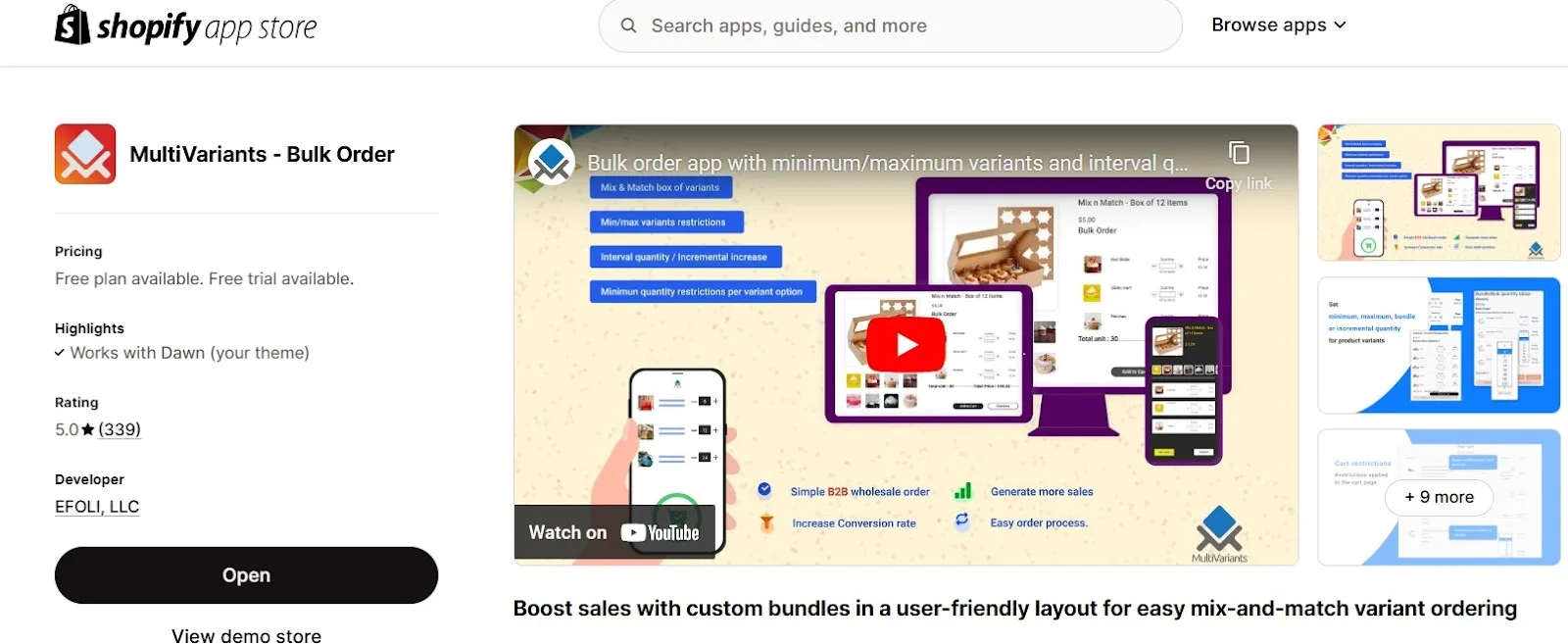 B2B Store on Shopify MultiVariants on the Shopify App Store