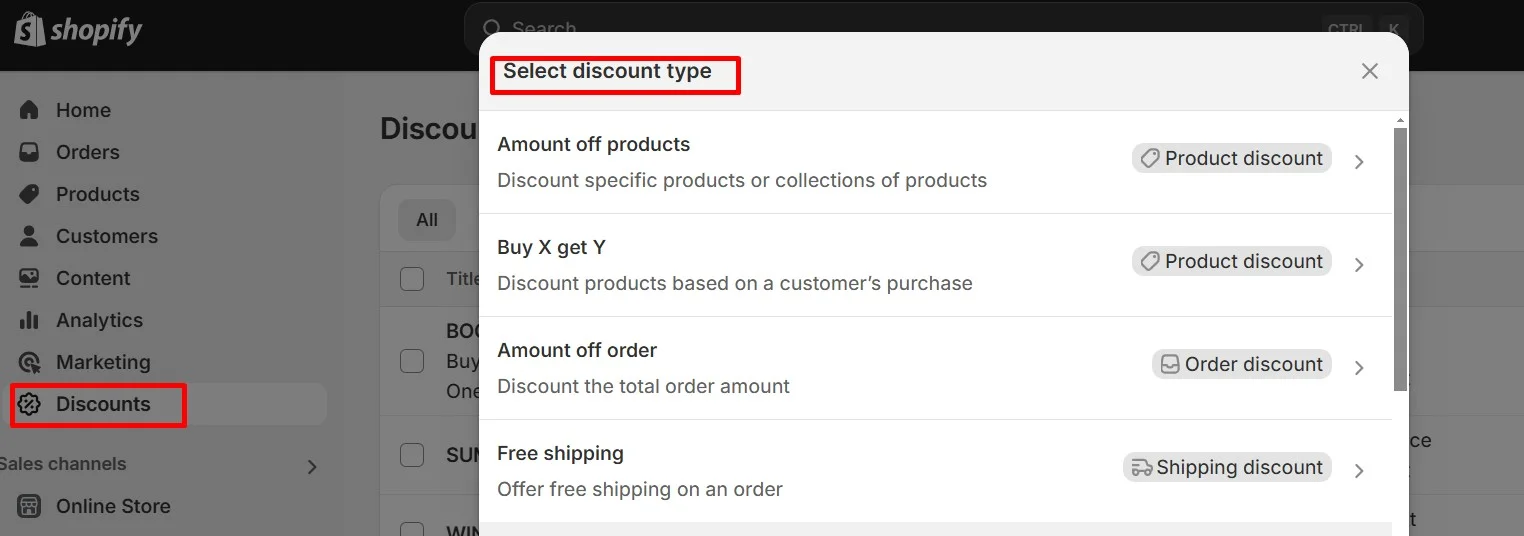 B2B Store on Shopify in-built discount tools
