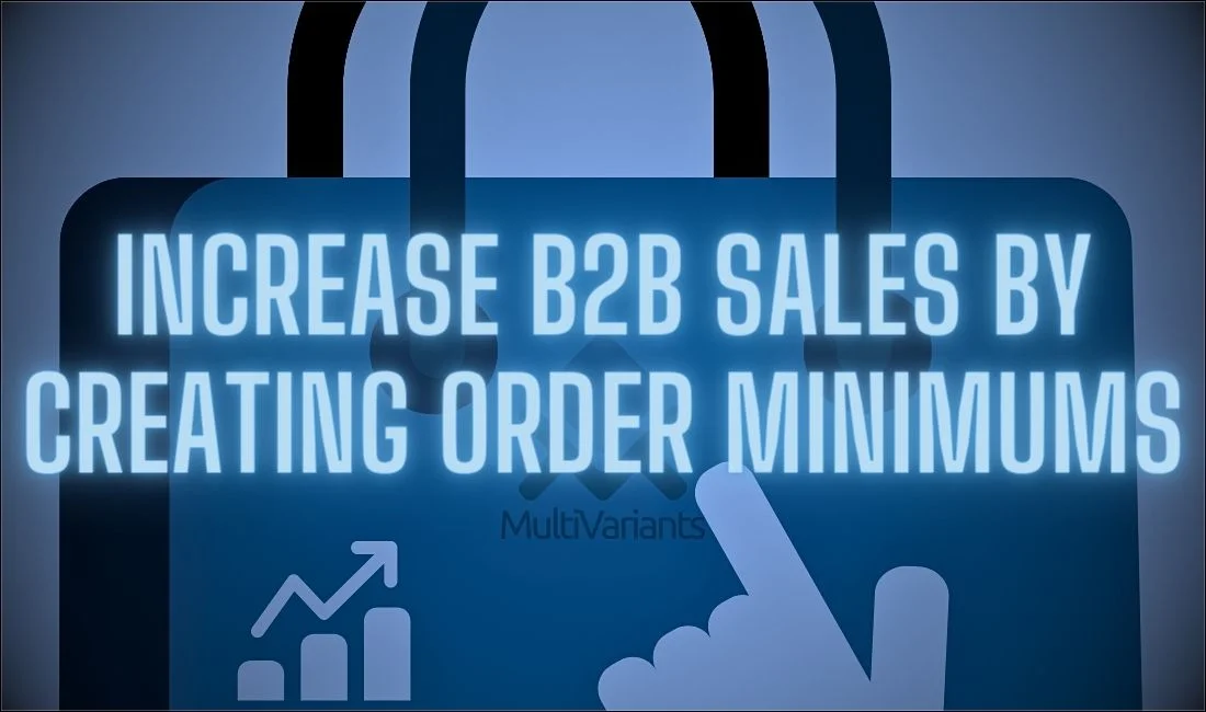 Increase B2B Sales By Creating Order Minimums With MultiVariants