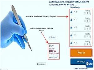VizoCare Store Using MultiVariants – Bulk Order App On Shopify