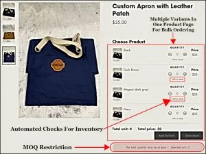 NDesignsLeather With MultiVariant - Bulk Order App