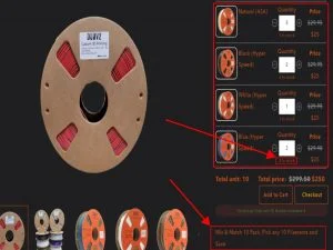 DUDV2 Custom 3D Printing With MulitVariants