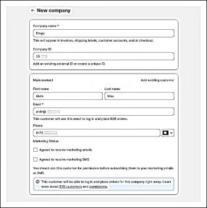 Add a new company