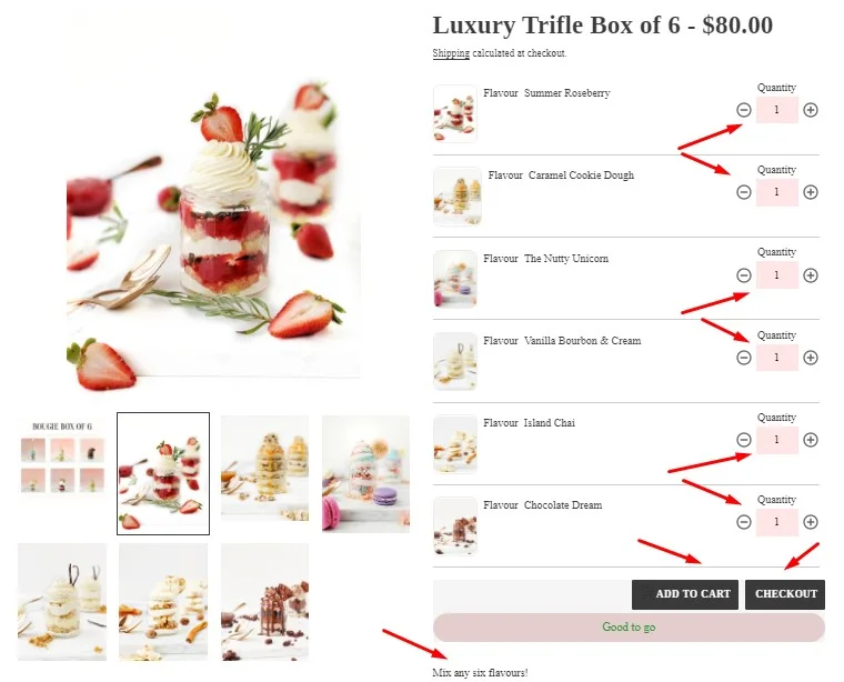 How Mix & Match Flavour Trifles Box Works
