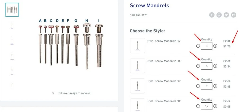 Custom Incremental Quantity for Shopify