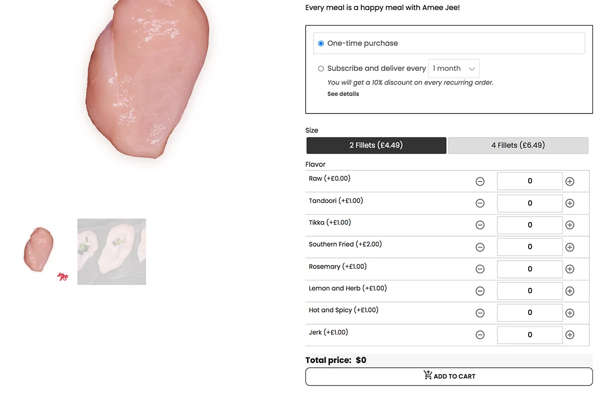 MultiVariants Bulk Order Seal Subscription integration