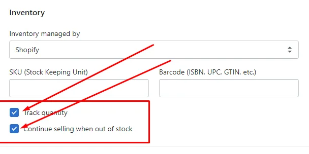 Shopify Continue Selling When Out Of Stock