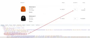 Quantity edit class