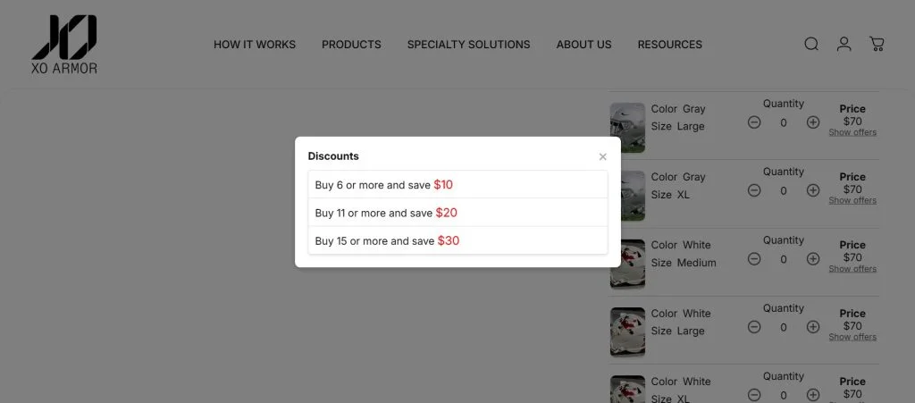 MultiVariants with DiscountRay