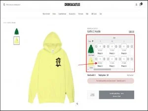 Crooks And Castles Shopify Store Using MultiVariants - Bulk Order App