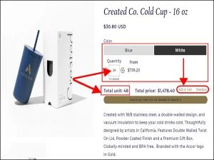 One-Click Add-To-Cart Feature On Accor Brand Store With MultiVariants - Bulk Order App