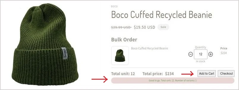 Shopify Minimum Order Quantity