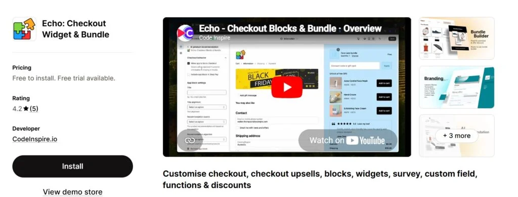 Best Cross-Sell Apps on Shopify - echo