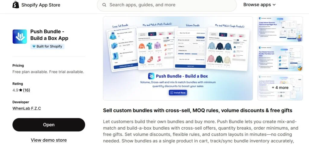 best shopify bundle apps for jeans and bottoms - pushbundle