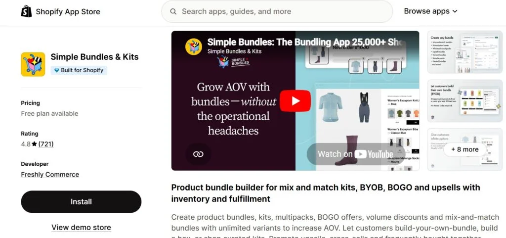 best shopify bundle apps for jeans and bottoms - simple bundles and kits