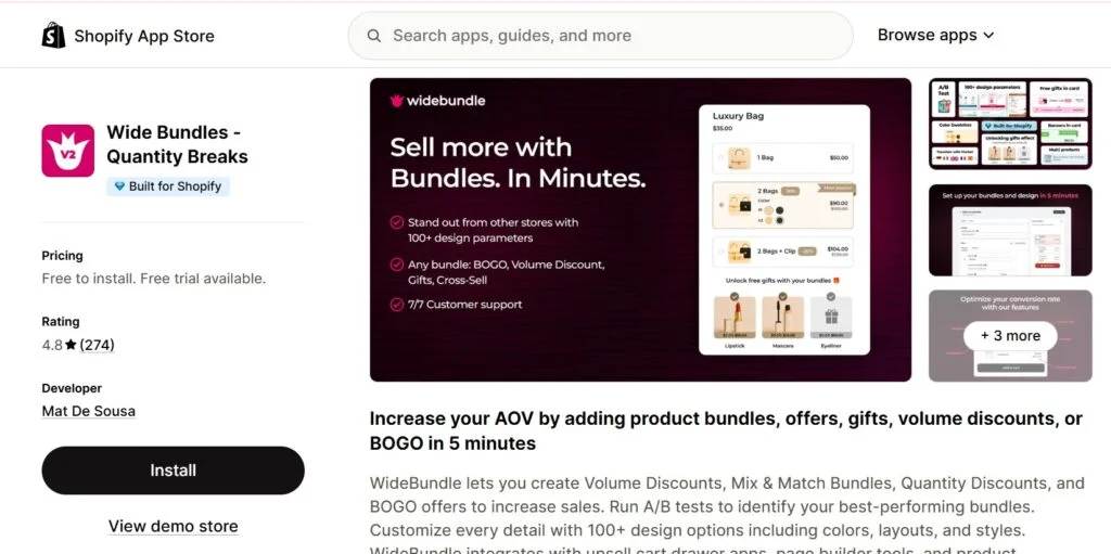 best shopify volume bundle apps - wide bundles