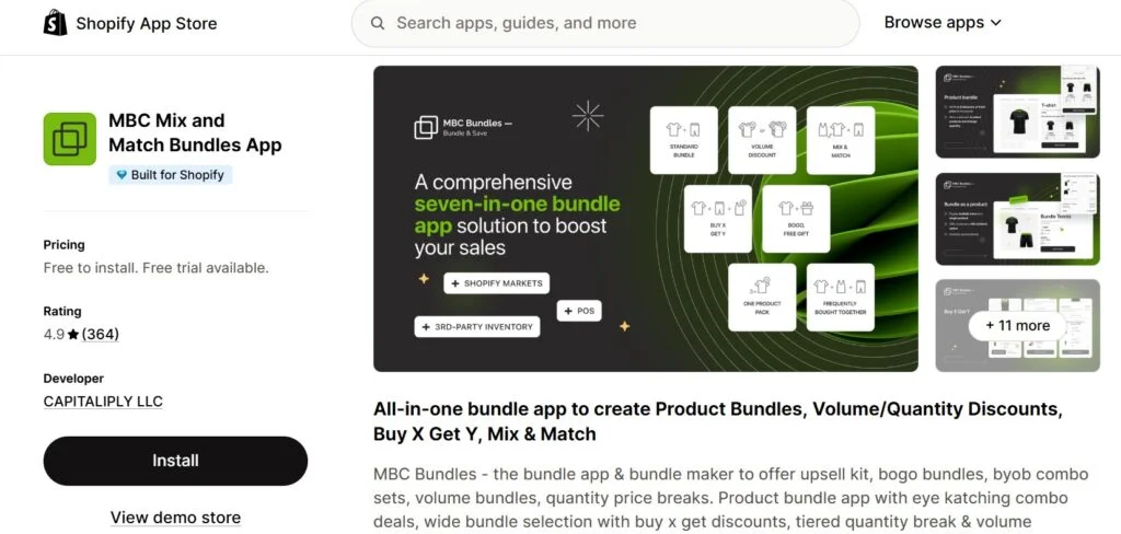 Shopify向けのおすすめパーソナライズドバンドルアプリ - mbc