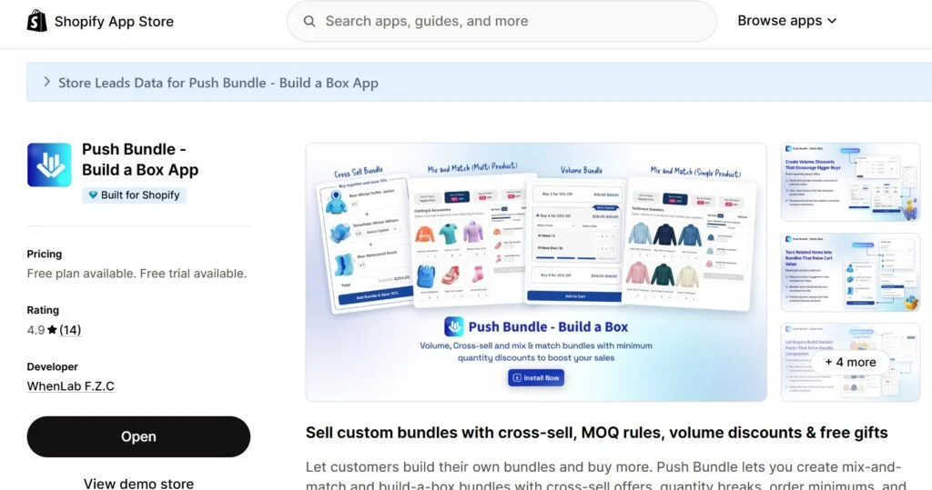 coho bakery - pushbundle shopify app store