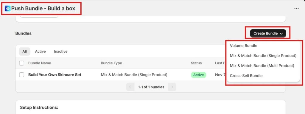 last minute gift bundles - PushBundle options