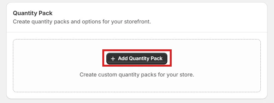 Cómo iniciar un negocio de cajas de suscripción con Shopify: agregar cantidad de paquetes en Pushbundle.
