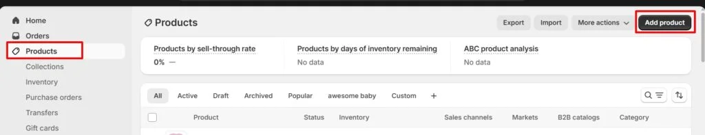 商品バンドルを作成する - Shopifyで新しい商品を追加する