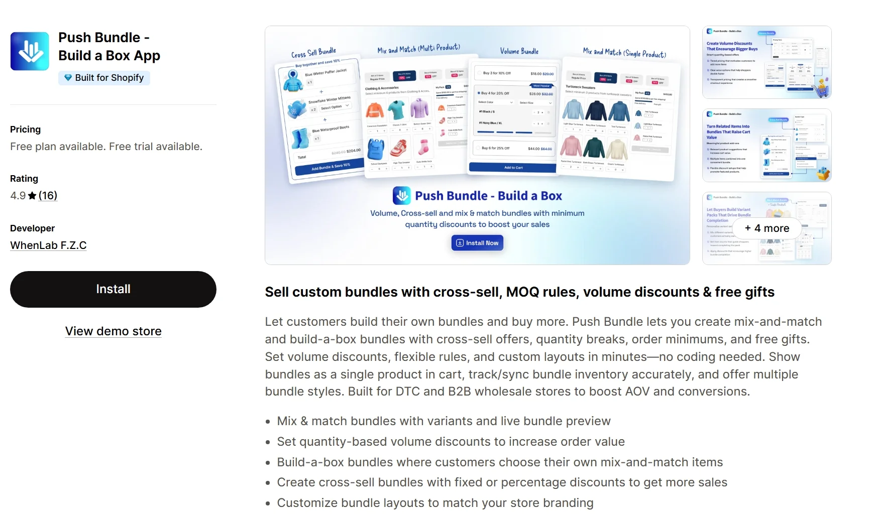 Fast Bundel vs Push Bundle