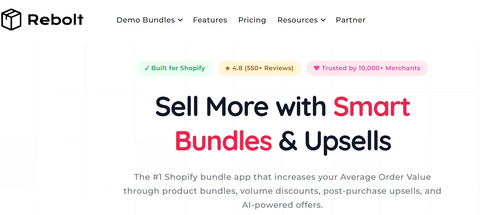 Rebolt Vs PushBundle - Rebolt